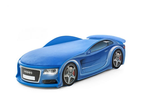 Кровать-машина "Ауди-А6" синяя Кровать-машина "Ауди-А6" синяя