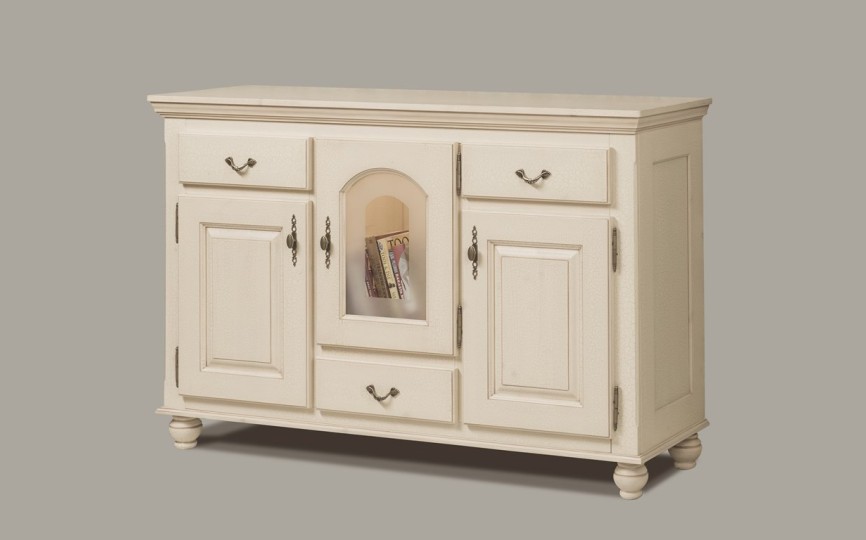 Комод Бьёрт с окном на круглых ножках 1-13