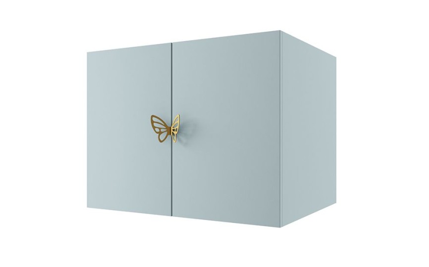 Антресоль 2-х дверная для платяного шкафа Мишель Фрост, глубина 60