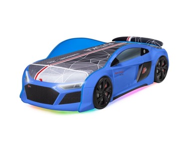 Кровать-машина  N1 AUDI без матраса синяя
