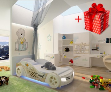 Детская комната "Bears" белая