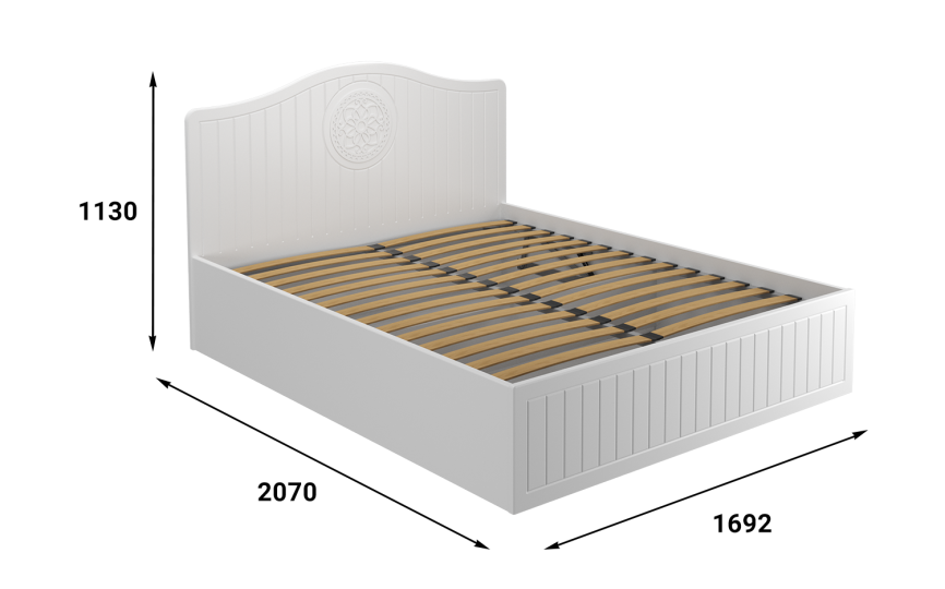 Кровать «Монблан» МБ-606К (2000х1600)