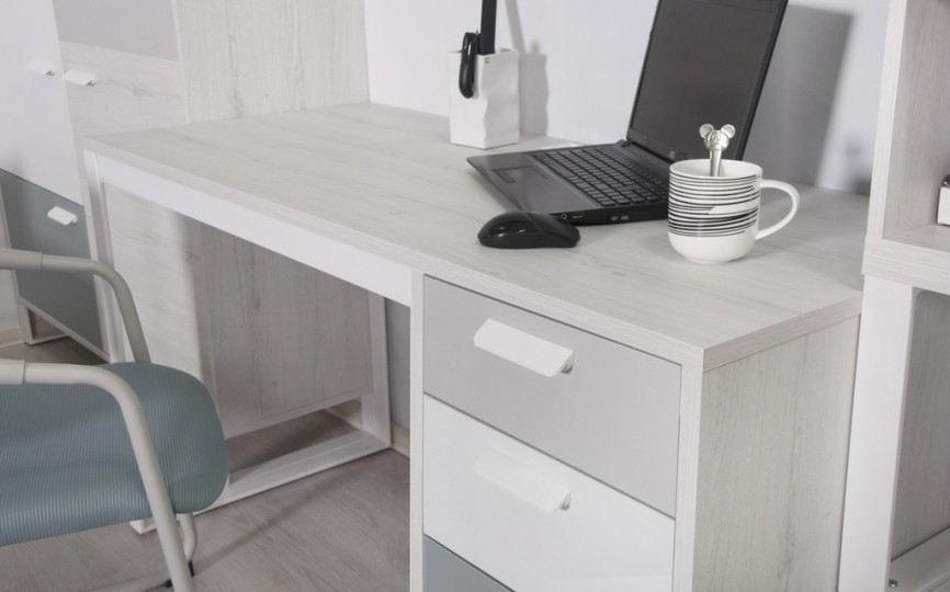 Стол прямой "Liberty White" универсальный