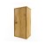 Полка закрытая вертикальная "Тэль". Дуб золотистый