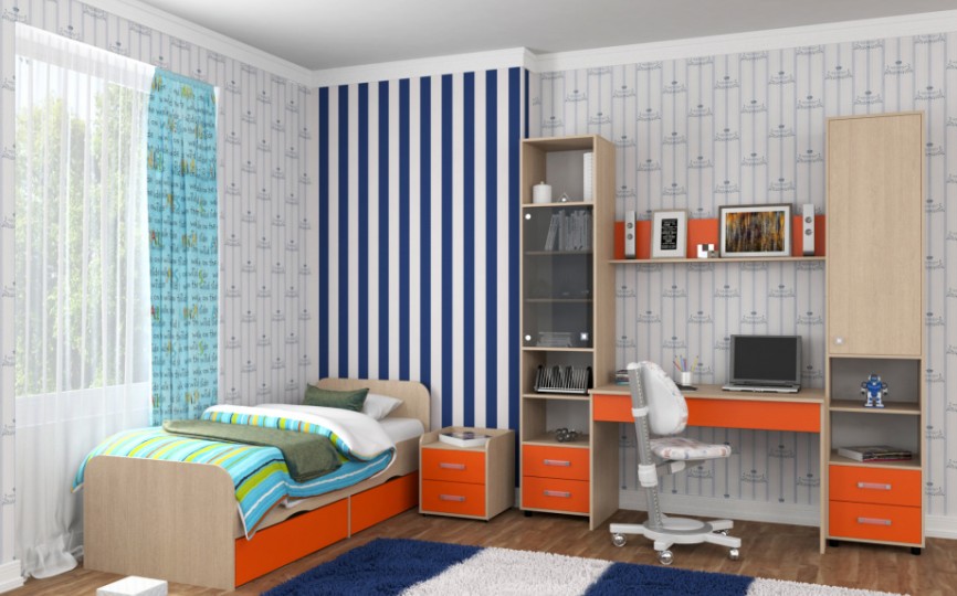 Детская комната "Дельта" комплект 14