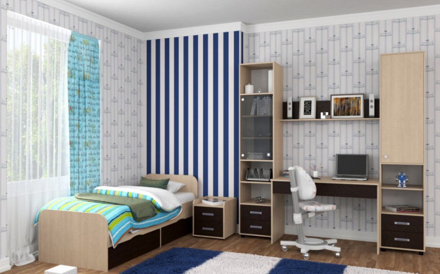 Детская комната "Дельта" комплект 14