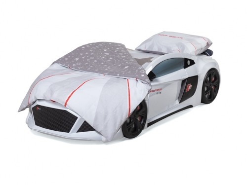 Кровать-машина N1 AUDI без матраса белая Кровать-машина N1 AUDI без матраса белая