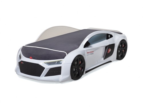 Кровать-машина N1 AUDI без матраса белая Кровать-машина N1 AUDI без матраса белая
