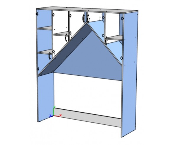 Детская мебель Нордик и кроватка Сказка