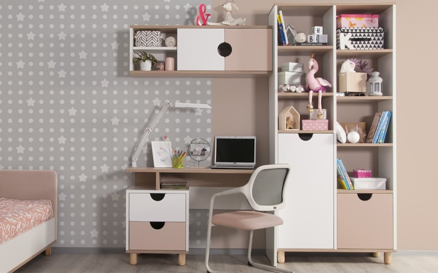 Стол трансформер "BARNEY PINK" (универсальный)