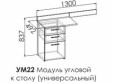 Стол угловой Либерти Уайт правый/левый