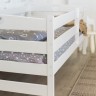 Кровать софа с 2-я ящиками Сердечко ЭКО массив березы, цвет белый.