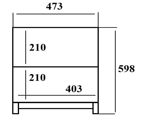 Тумба прикроватная Амбер 1