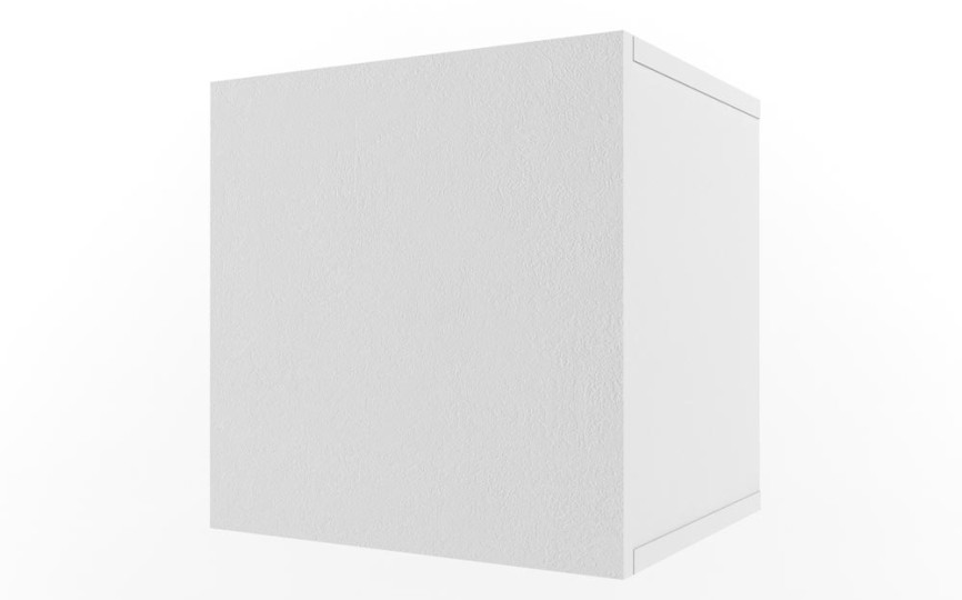 Полка куб с фасадом "Нью Тон Грэй"