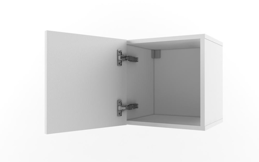 Полка куб с фасадом "Нью Тон Грэй"