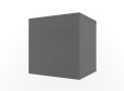 Полка куб с фасадом "Нью Тон Грэй"