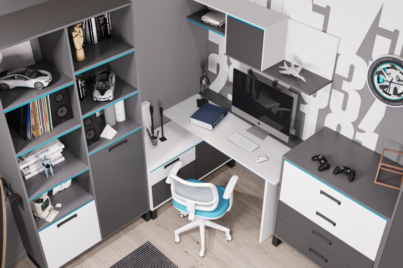 Шкаф 2-х дверный "Карбон"