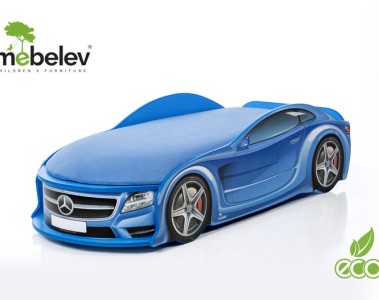 Кровать-машина "Мерседес-М" синяя