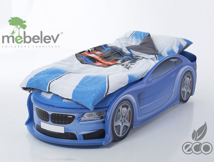 Кровать-машина "Мерседес-М" синяя Кровать-машина "Мерседес-М" синяя