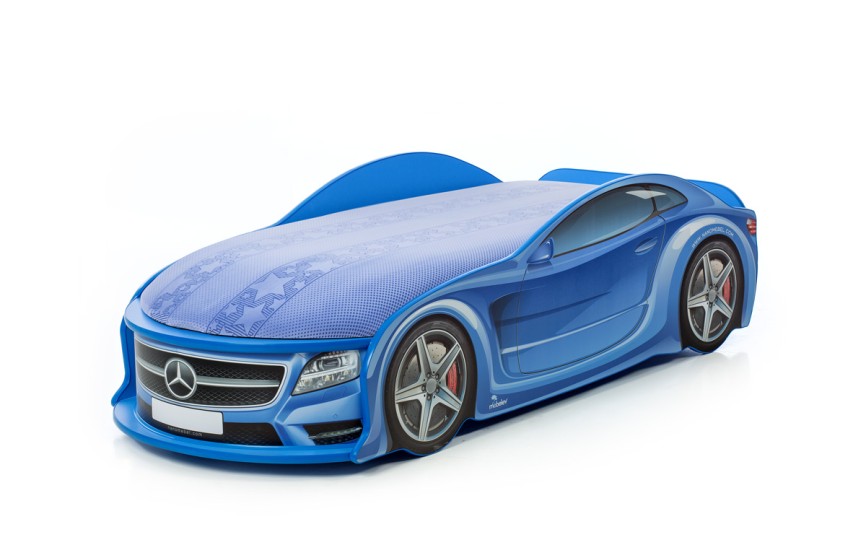 Кровать-машина "Мерседес-М" синяя Кровать-машина "Мерседес-М" синяя