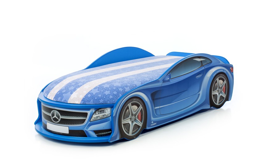 Кровать-машина "Мерседес-М" синяя Кровать-машина "Мерседес-М" синяя