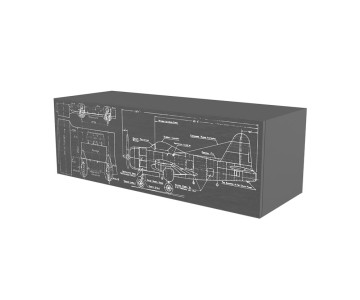 Тумба навесная "Нью Тон Грэй"