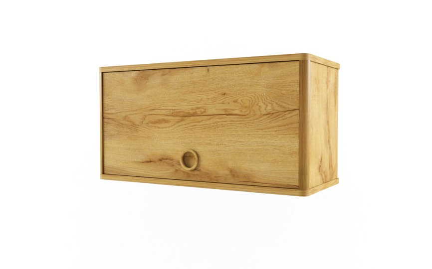 Полка закрытая горизонтальная "Тэль". Дуб золотистый