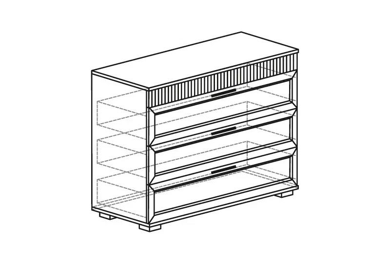 Комод Альфа  №289