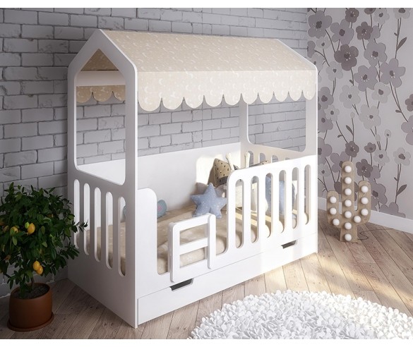 Детская комната Сканди с кроватью домиком Сказка