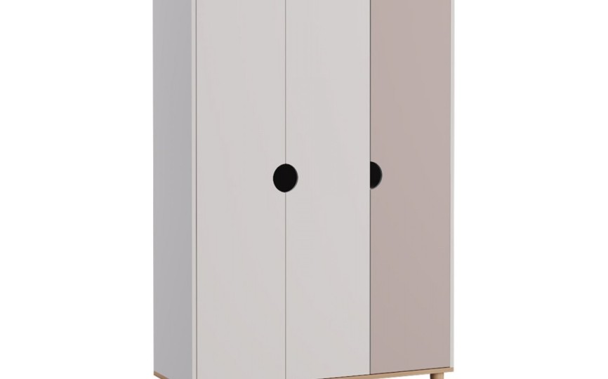 Шкаф 3-х дверный "BARNEY PINK"