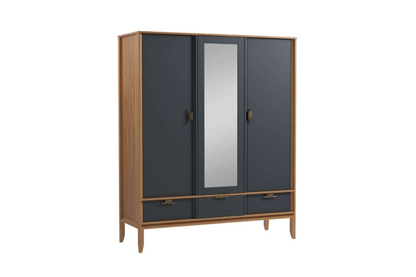 Шкаф 3-х дверный Бридж с зеркалом