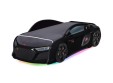 Кровать-машина  N1 AUDI со встроенным матрасом черная 