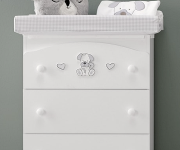 Комод пеленальный Erbesi Lucky (Лаки) с ванночкой