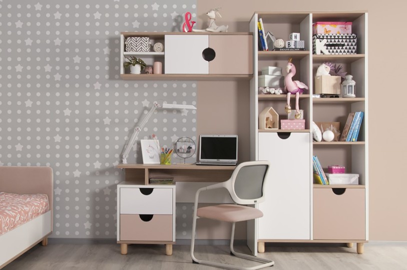 Книжный шкаф "BARNEY PINK"