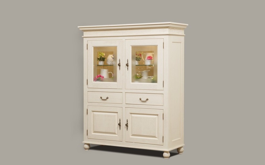 Сервант двухдверный Бьёрт на круглых ножках 1-19