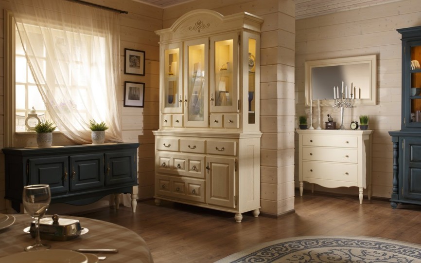 Комод Валенсия 2-52 на высоких ножках