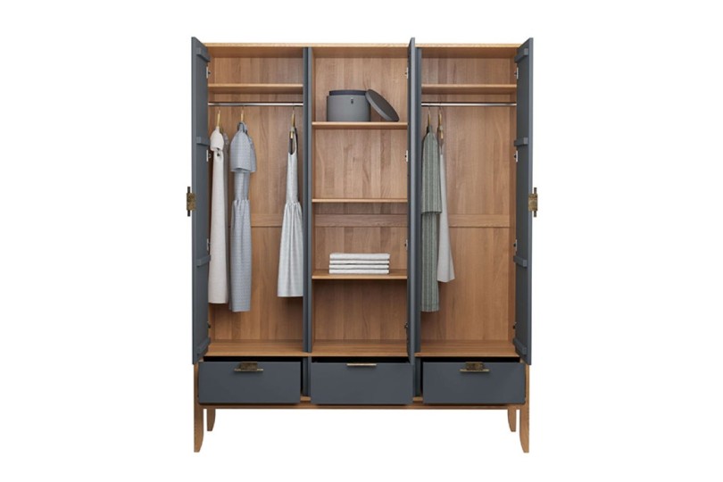 Шкаф 3-х дверный Бридж