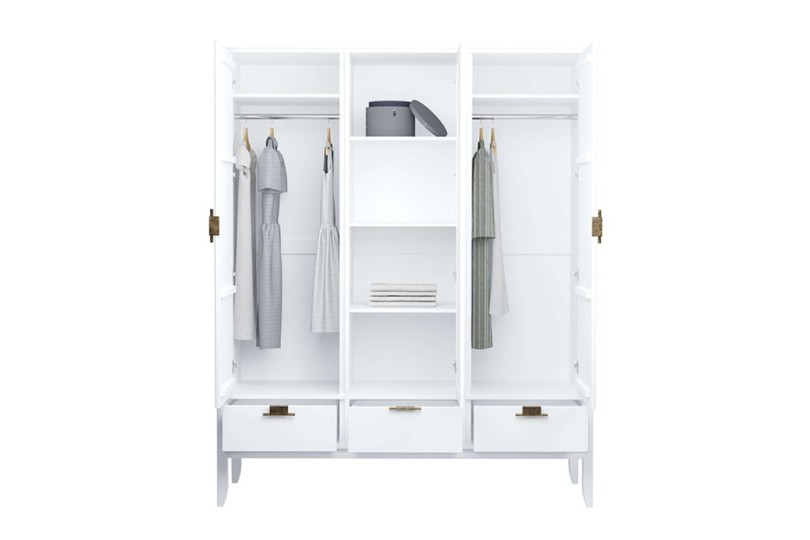 Шкаф 3-х дверный Бридж