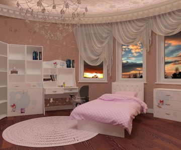 Детская комната "Molly" вариант №3 Детская комната "Molly" вариант №3