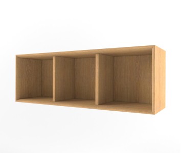 Полка 3 куба "Нью Тон Грэй" массив (дерево)