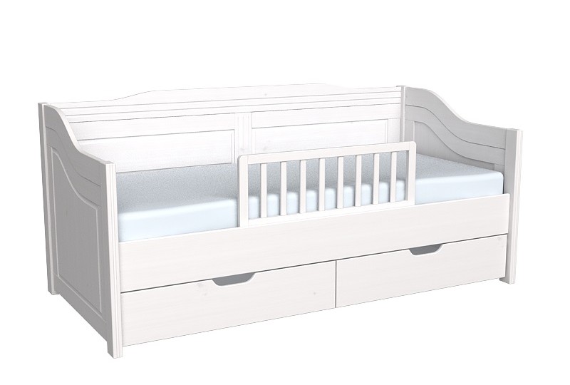 БОРТИК ДЛЯ КРОВАТИ белый воск/бежевый