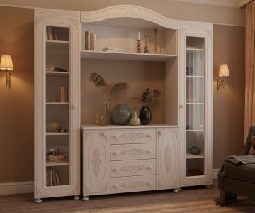 Набор мебели для гостиной Ассоль № 3 Белый  