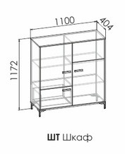 Шкаф-тумба Либерти Уайт ШТ