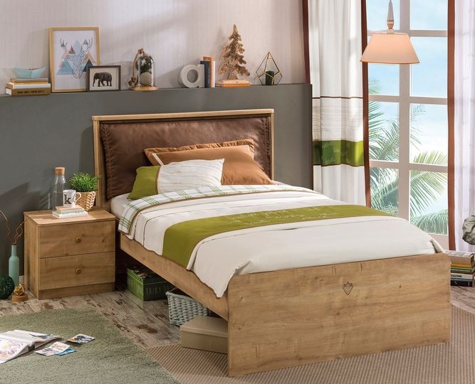 Кровать  (100x200 см) Mocha