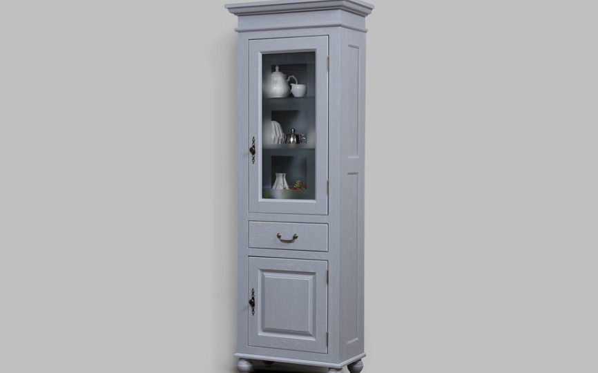 Сервант однодверный Бьёрт на круглых ножках 1-20