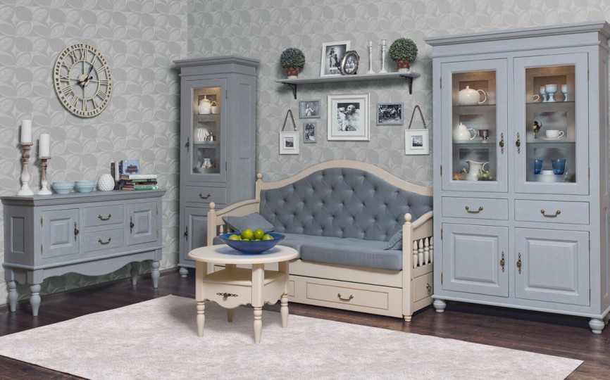 Сервант однодверный Бьёрт на круглых ножках 1-20