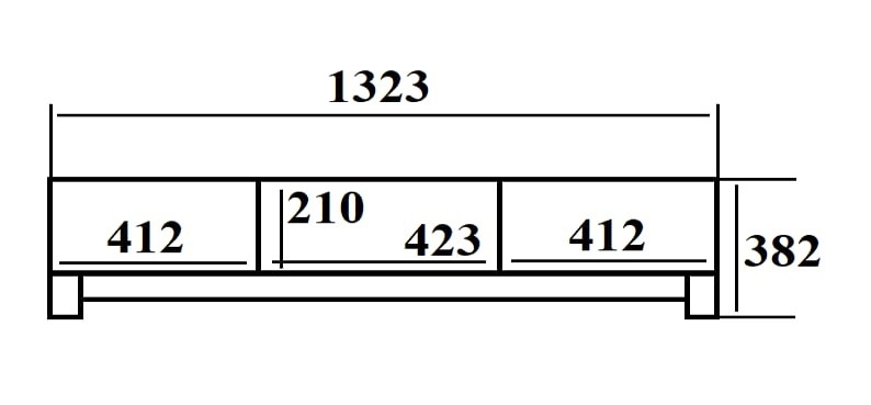 Тумба - банкетка Амбер 6