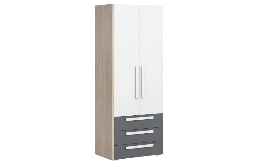 Шкаф 2-х створчатый Оксфорд многофункциональный Ш2.М