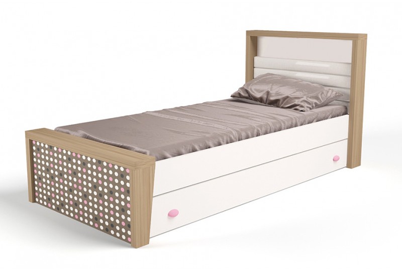 Кровать №3 MIX (розовый или голубой), 190х120 см 