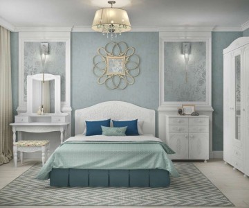 Набор мебели для спальни Ассоль № 2 Белый 